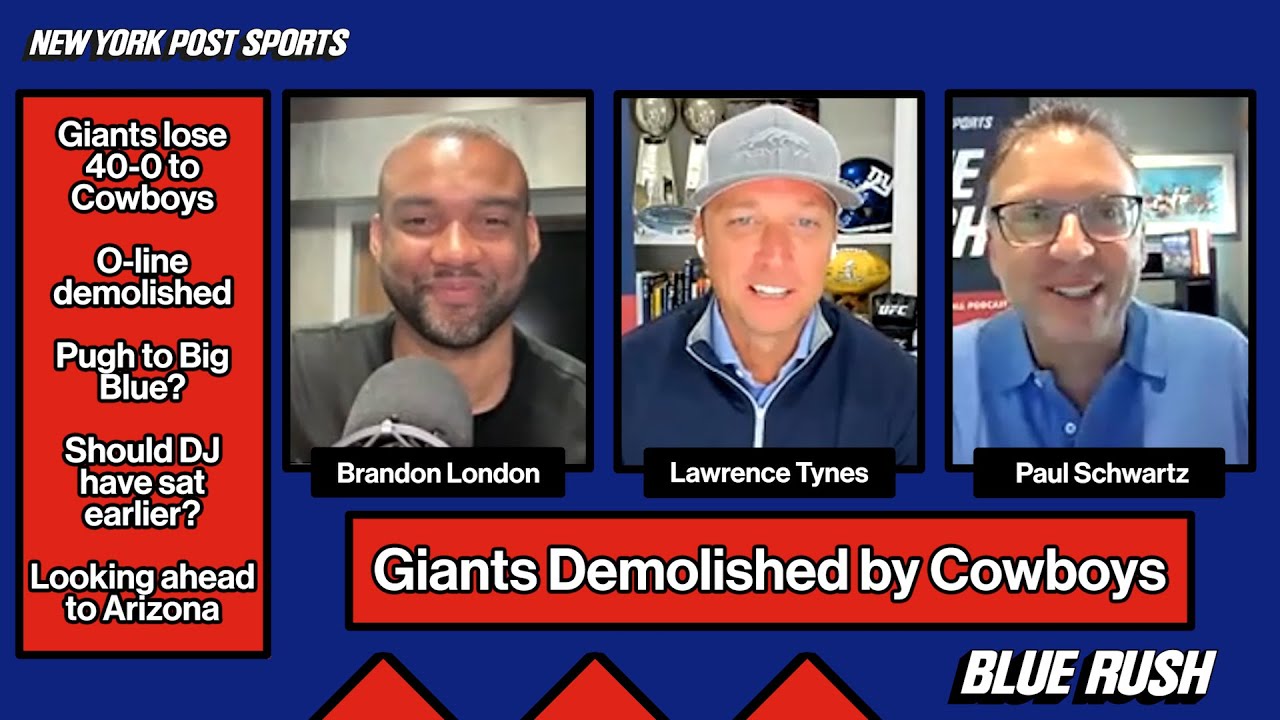 Giants Demolished by Cowboys in Opener | Ep. 147 | Blue Rush Podcast