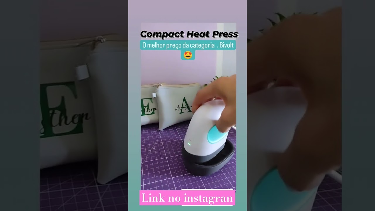 Mini Prensa Compact. Indico e uso demais . #personalizados #diy