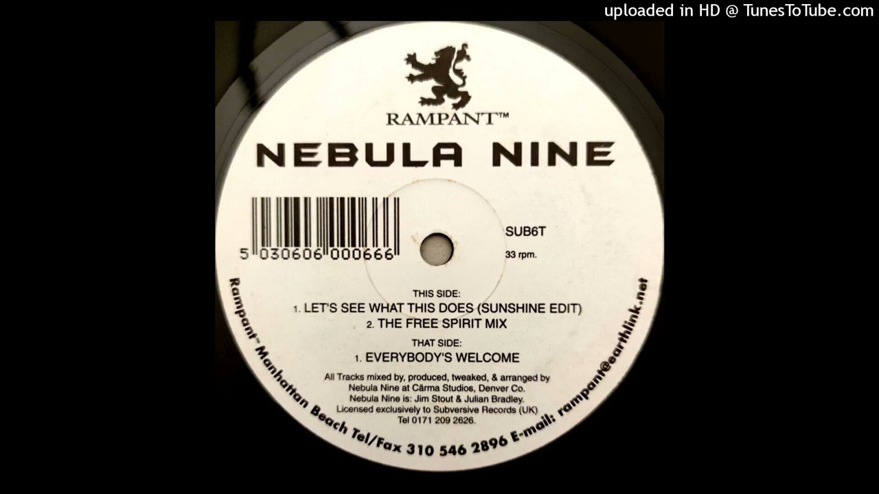 Nebula Nine - Let's See What This Does (Sunshine Edit)