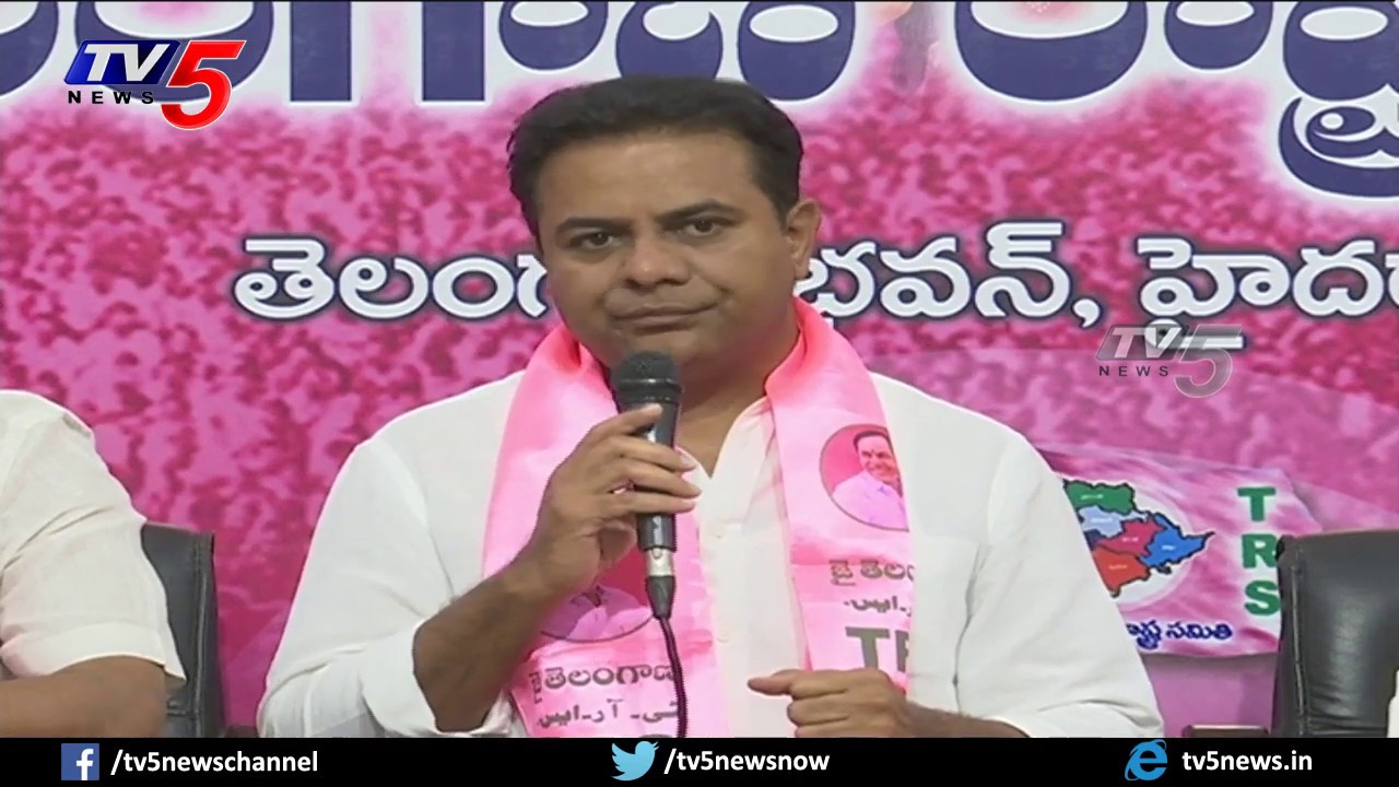 KTR Press Meet | Lok Sabha Election Results 2019 | TV5 News