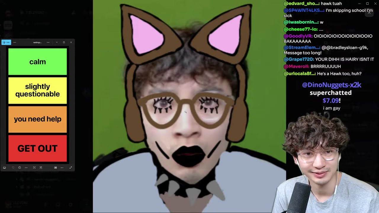 a very normal livestream 🙂👍