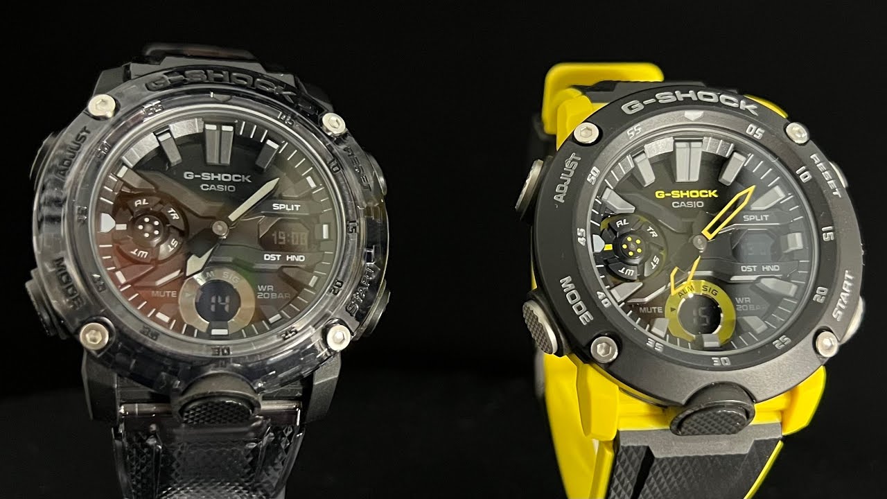 G-Shock GA-2000 Comparison