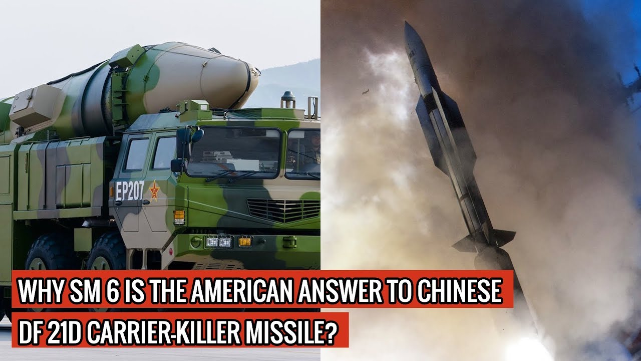 CHINESE DF 21D vs AMERICAN SM6 - THIS IS HOW U.S NAVY WILL COUNTER THE ANTI SHIP MISSILE !