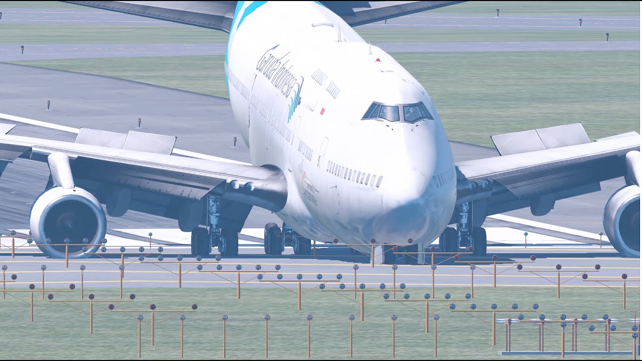 B747 Аварийная посадка носом [XP11]