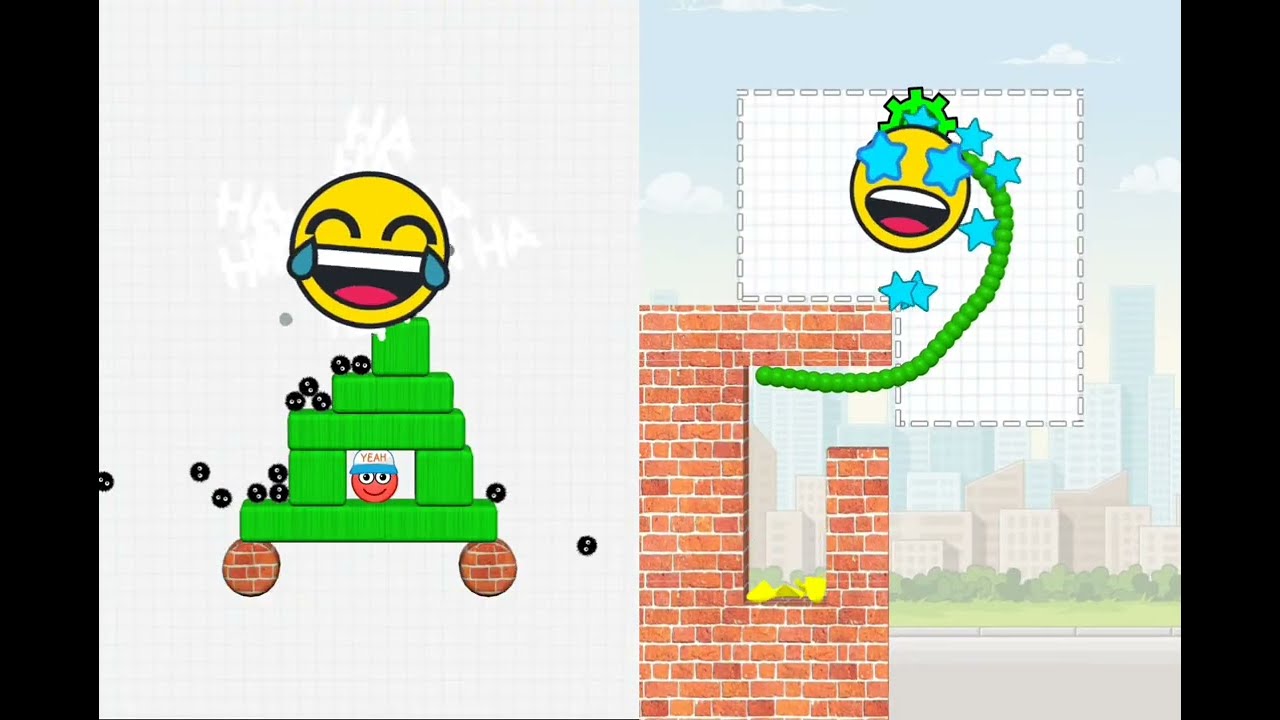 Hide Ball : Brain Teaser Games vs Draw To Smash : Logic Puzzle 4