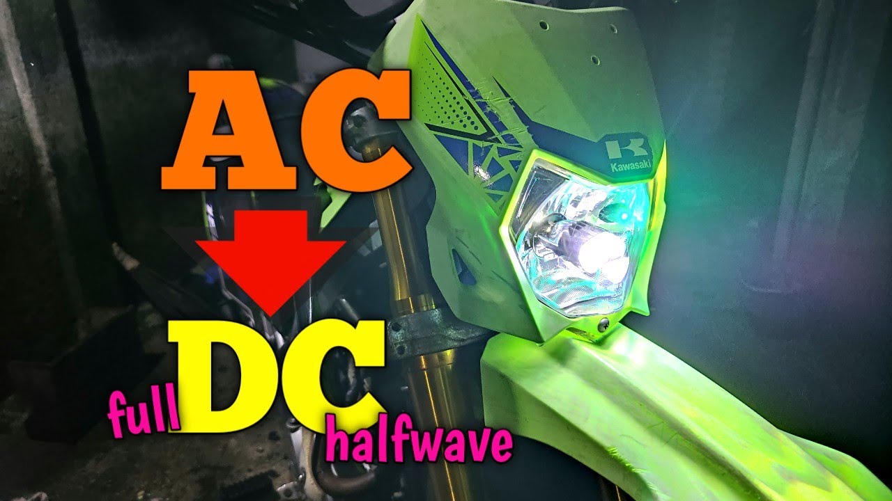 Cara RUBAH ARUS AC ke DC KLX / d'TRACKER HALFWAVE NON FULWAVE