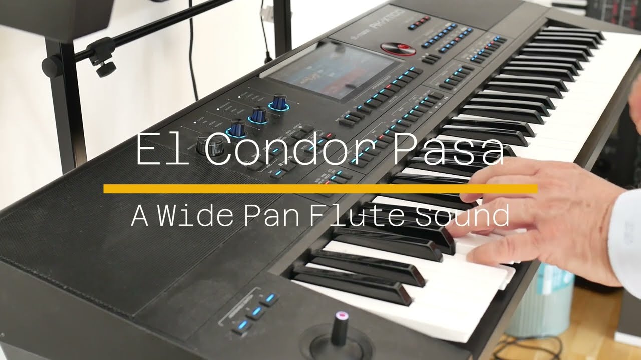 El Condor Pasa - A Wide Pan Flute Sound On The Thomann AK-X 1100 / Medeli AKX 10 Keyboard