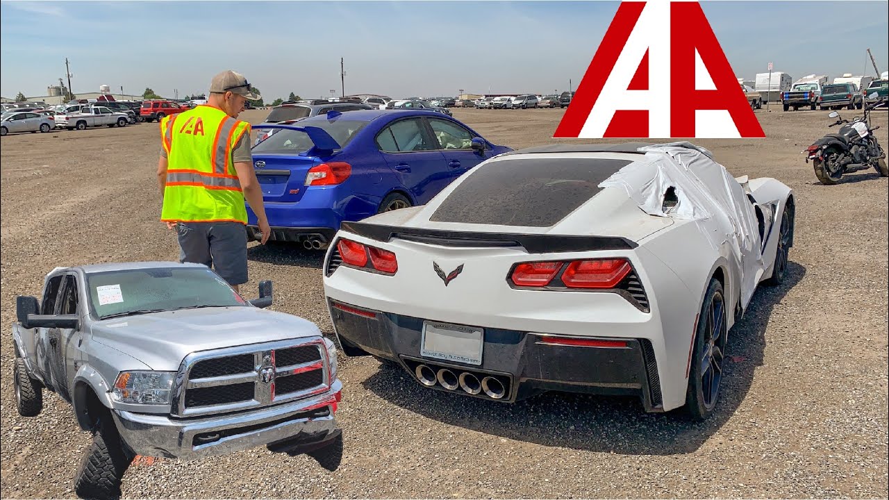 IAA walk around Cars and Trucks At Insurance Auto Auction