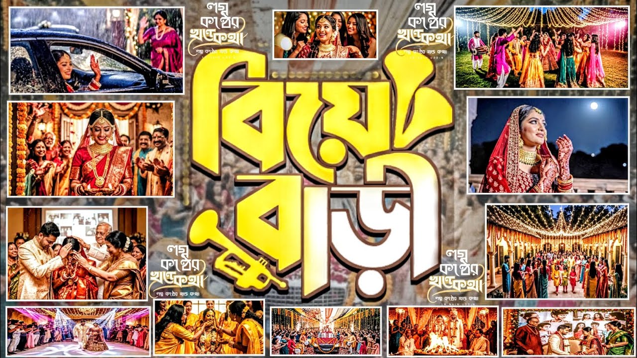 মেহেদি রাত থেকে বৌভাত || এক ভালোবাসার গল্প বিয়ে বাড়ীর গেট || Whispers of a Wedding Night
