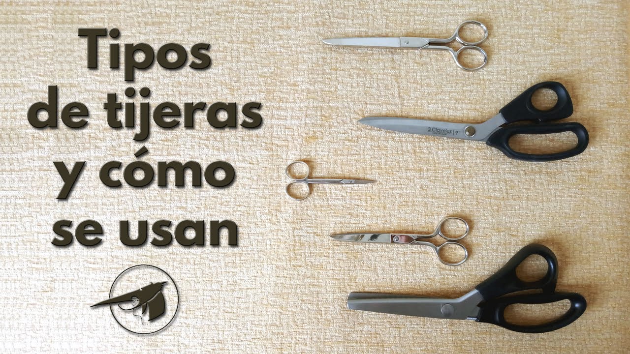 Tipos de tijeras y cómo usarlas