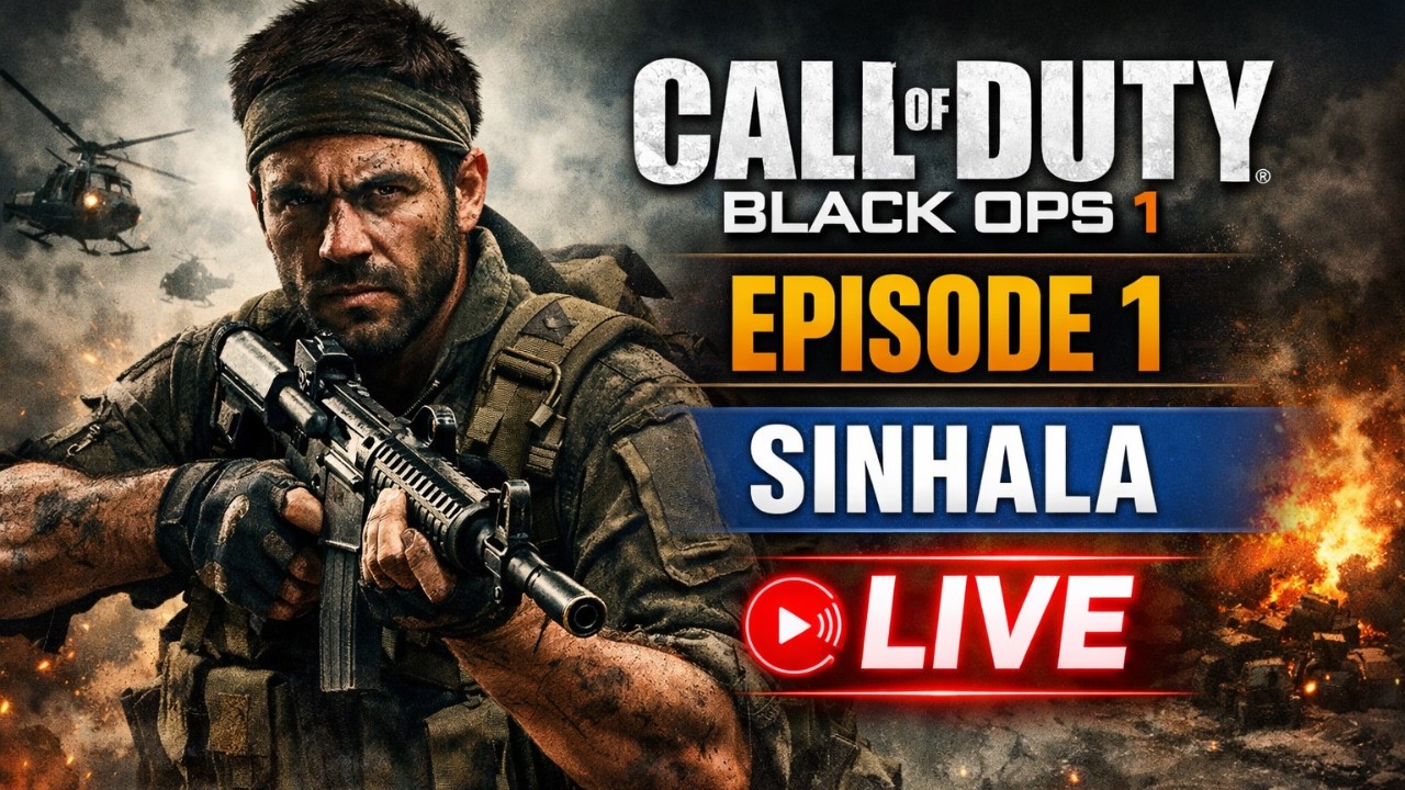 භීශනයක ආරම්භය | CALL OF DUTY BLACK OPS 1 SINHALA LIVE GAMEPLAY | EPISODE 1 FULL CAMPAIGN