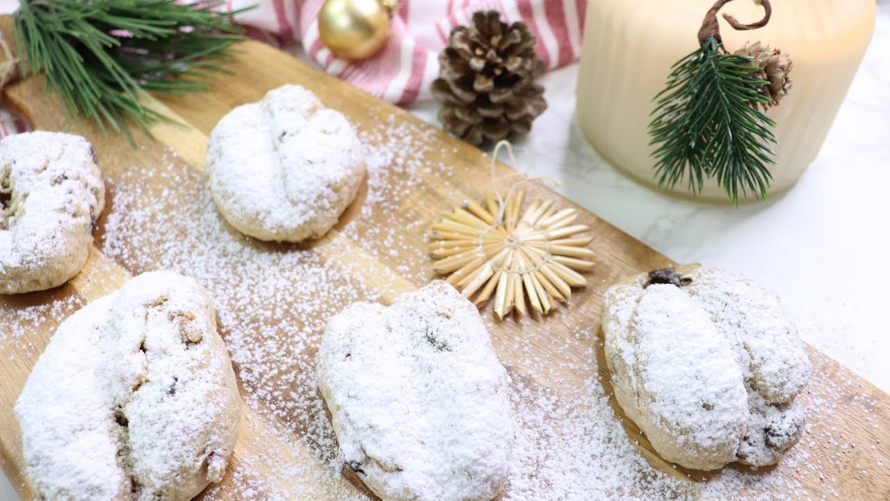 Authentic German Christmas Stollen - Moist & Tender Stollen Bites