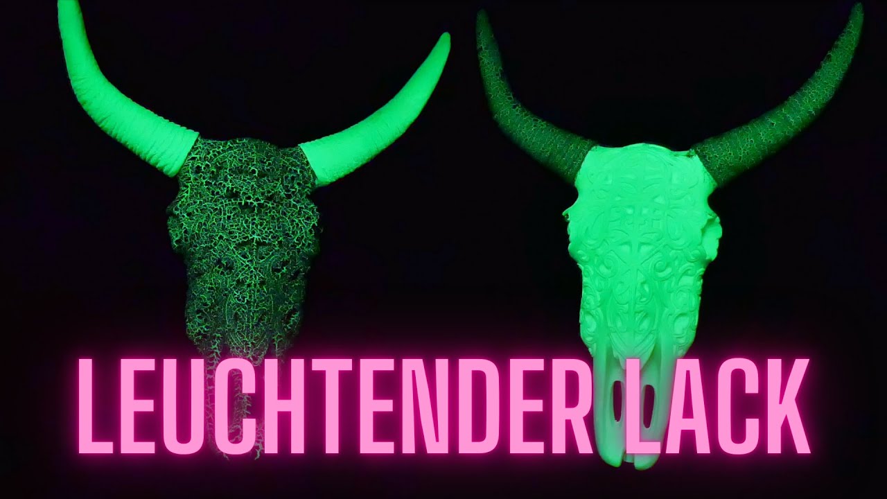 Selbst leuchtende Lack-Farbe ohne Schwarzlicht | TOP oder FLOP?
