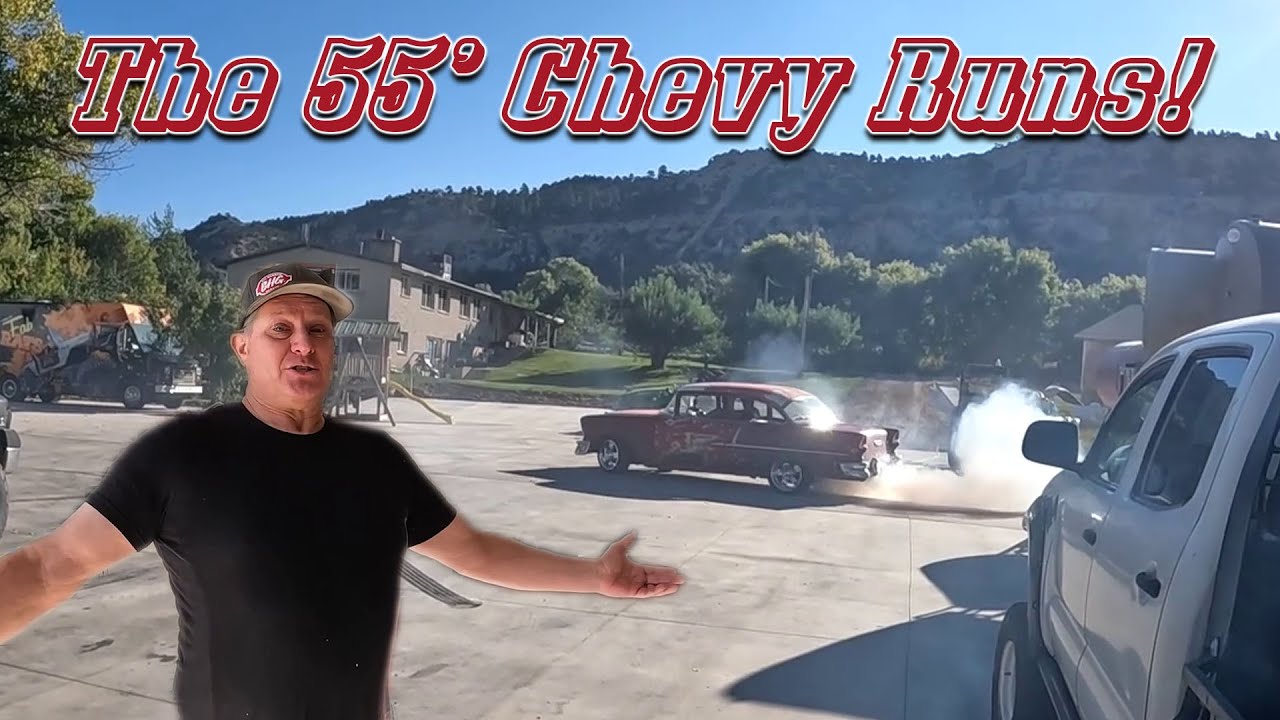 Paul’s 1955 Chevy Runs!!!