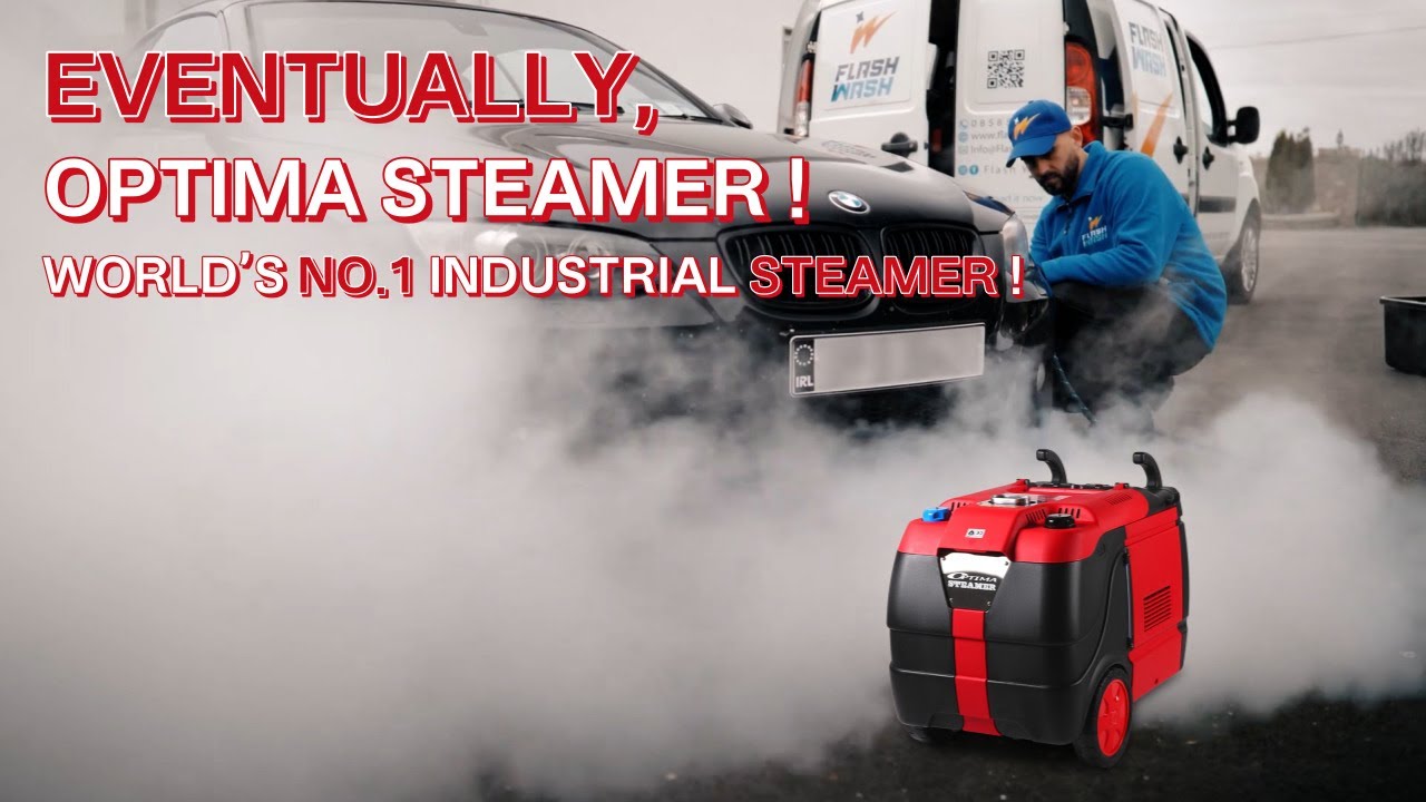 Eventually, your choice will be the OPTIMA STEAMER, the World's No.1 Industrial Steamer !