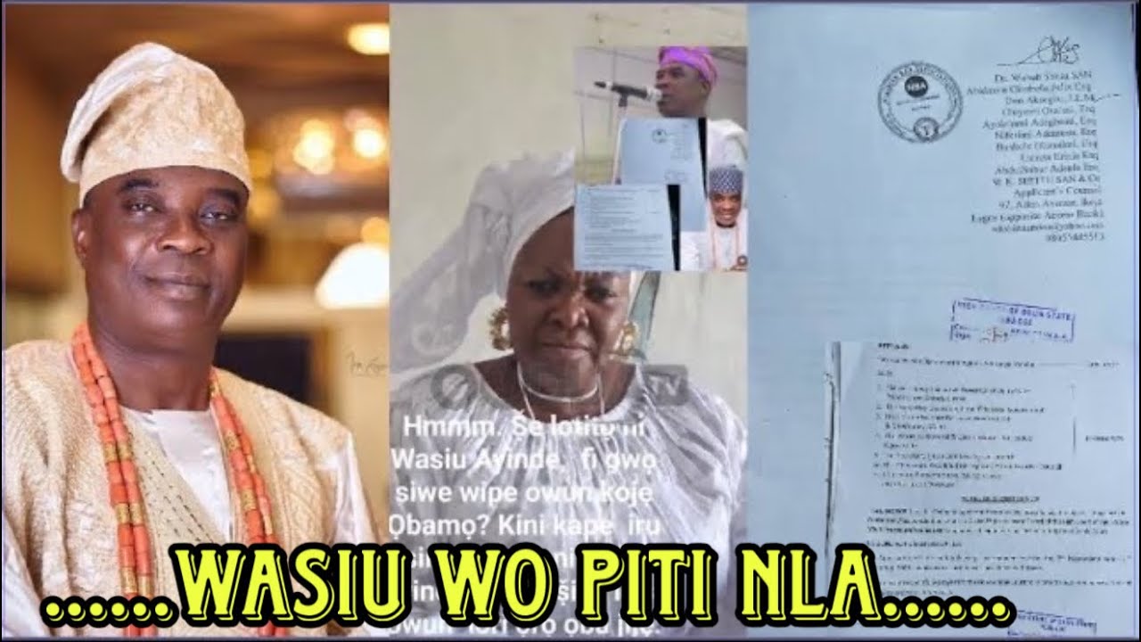 Wasiu Ayinde wo PITI nla bi Yeyelufe binu koju re leyin ti Wasiu sowipe oun o nife si itẹ Awujale mọ