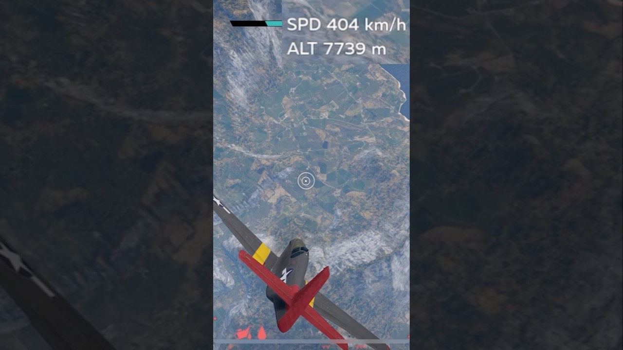 P-51 The Experience But with 8000 Meter boost #warthudermobile #warthundermobilegameplay #wtmobile