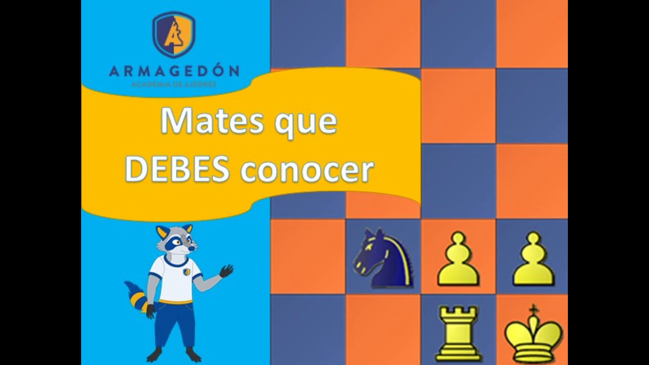 Mates T&iacute;picos con Ajedrez Armaged&oacute;n: Mate de la coz