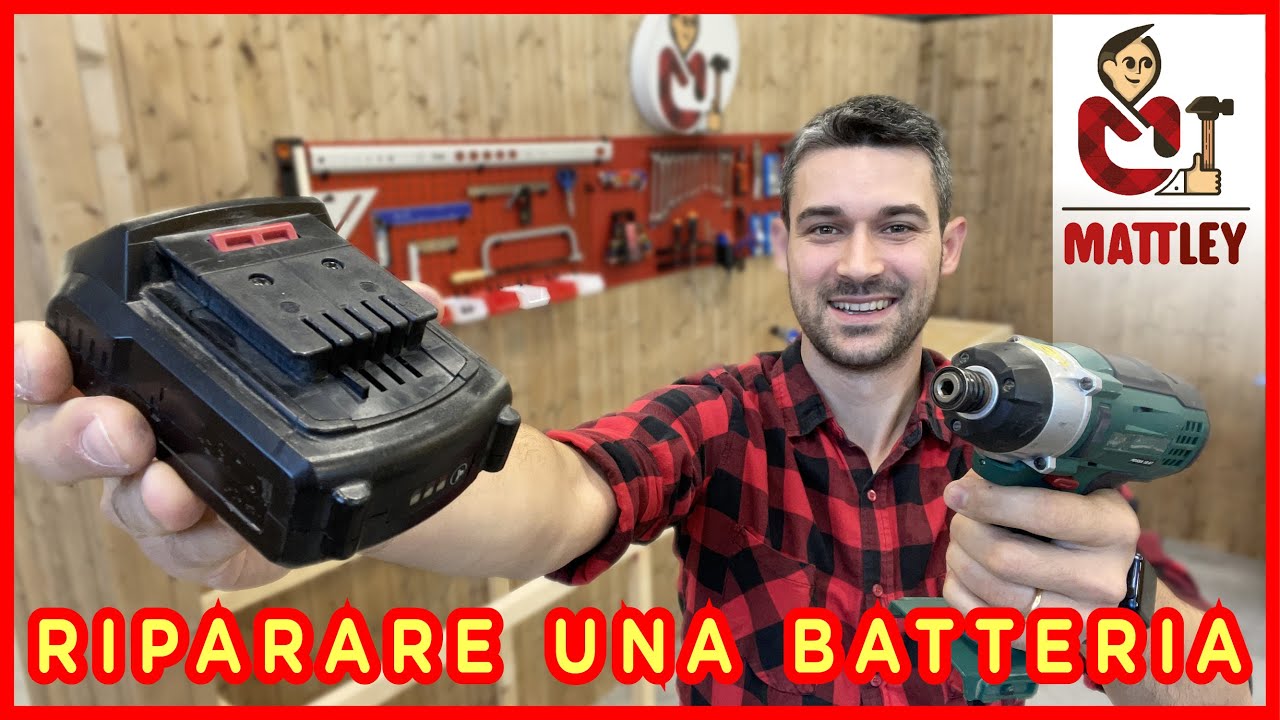 Come riparare la batteria di un trapano PARKSIDE LIDL con @ProgettidiKavin