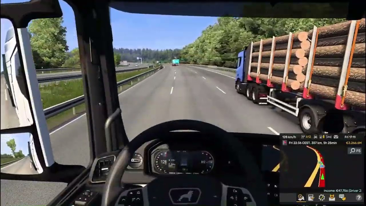 🍺 528 km Beverage Haul Across Germany! MAN Truck Long-Distance Delivery | ETS2 №23