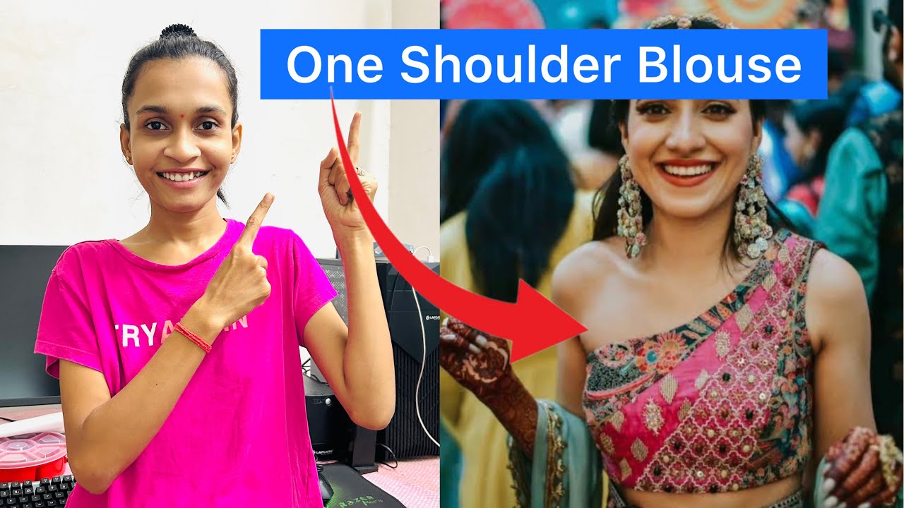 OMG 😱Designer One Shoulder Blouse Cutting Kese Kare ? Full Tutorial | Blouse Cutting Video | Blouse