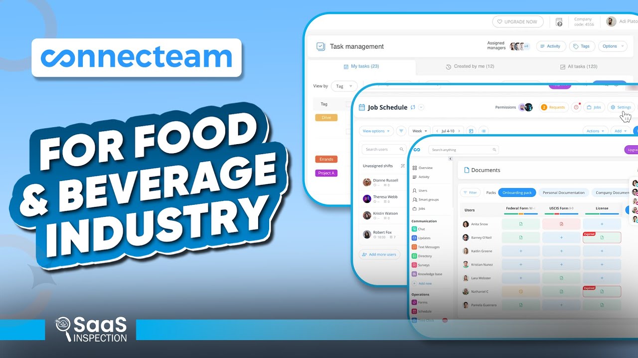 Connecteam - Why Everyone Choosing This Workforce Management Software for Food & Beverage Industry!
