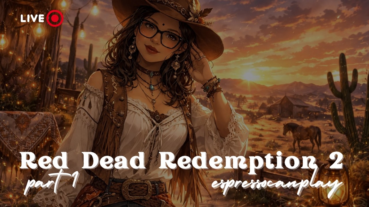 🔴LIVE RDR2 Day 1 – The Wild West Begins 🤠 | First Playthrough