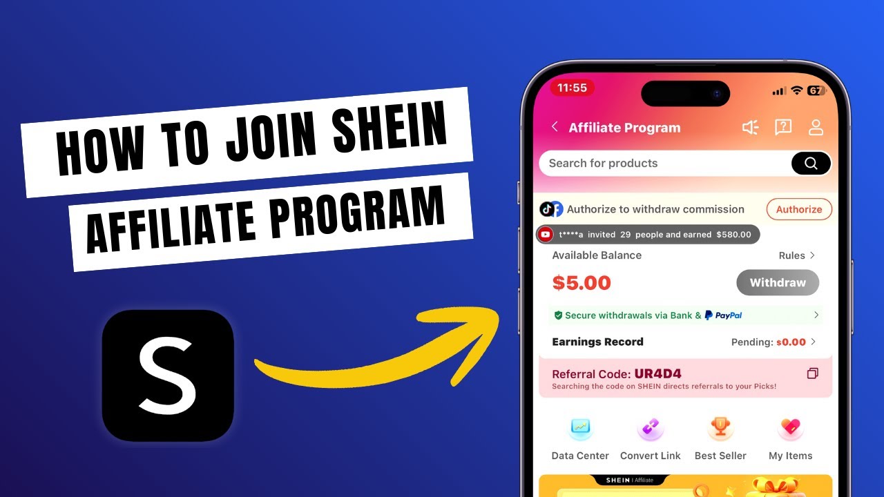 How To Join Shein Affiliate Program on Mobile 📱
