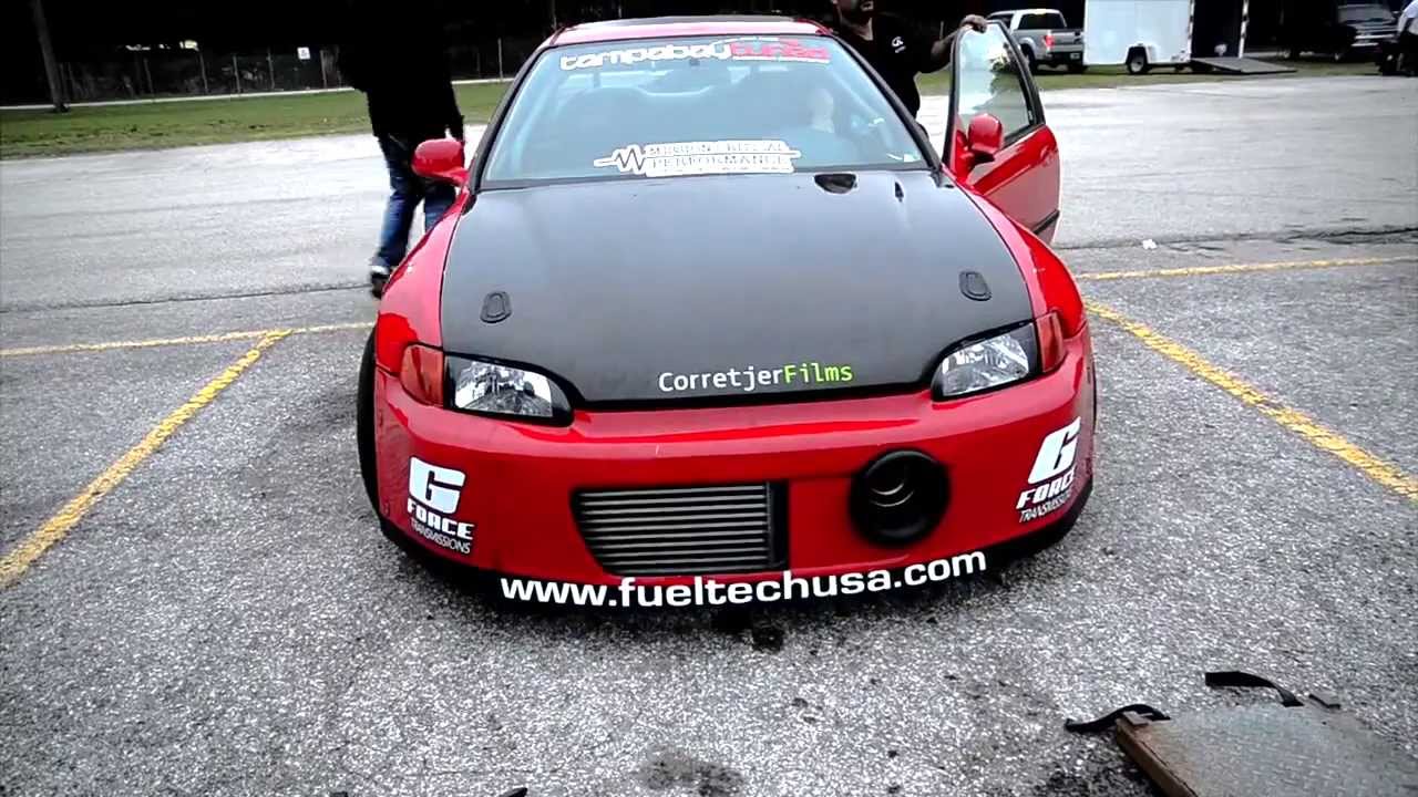 Tampa Bay Tuned Honda Civic - Fuel Tech EMS - G Force Transmission - Area 51 Tuned