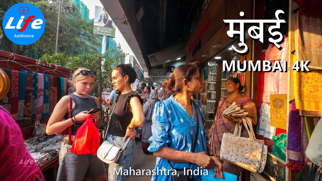 Churchgate to Gateway Of India, South Mumbai 🇮🇳, India Walking tour 4K