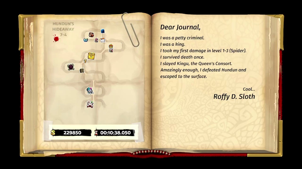 Spelunky 2: No Teleporter Abzu%: 10.38.050