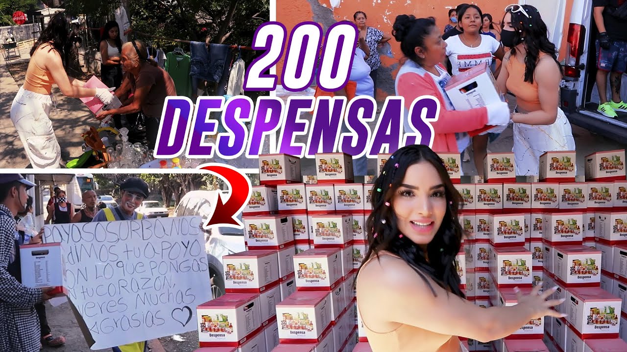REGALE 200 CAJAS DE DESPENSA 😱 ASÍ REACCIONARON | Kimberly Loaiza