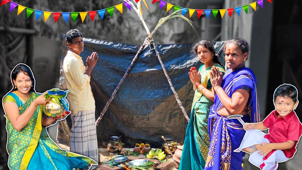 பொங்கல் Celebration 2022 | தமிழர் திருநாள் | Festival in Village Vinoth Seetha