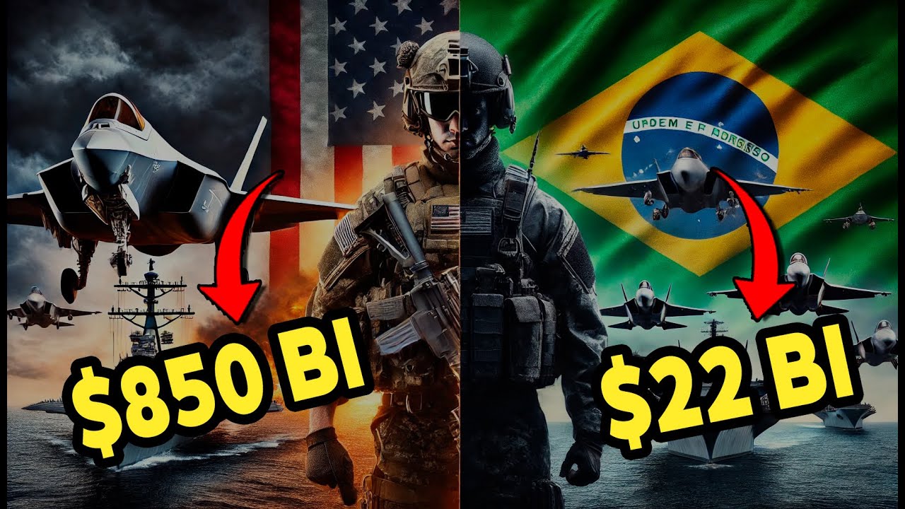 FOR&Ccedil;AS ARMADAS do BRASIL vs ESTADOS UNIDOS: O Brasil seria DIZIMADO | Segredos do Mundo Militar