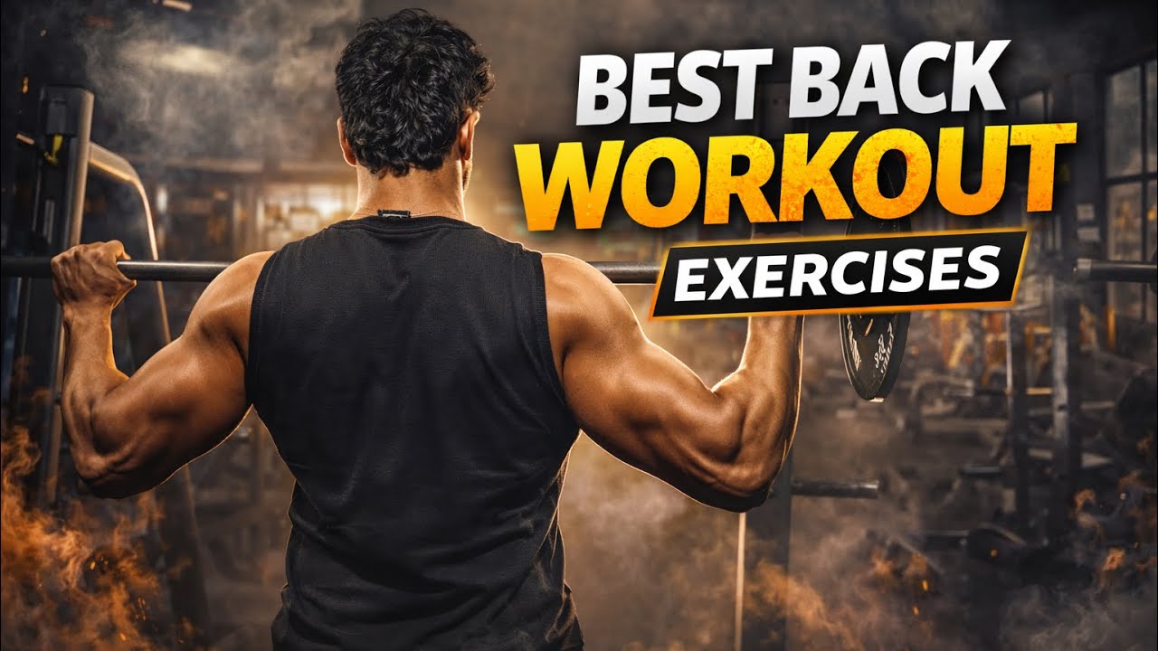 Best back workout exercise🏋️(