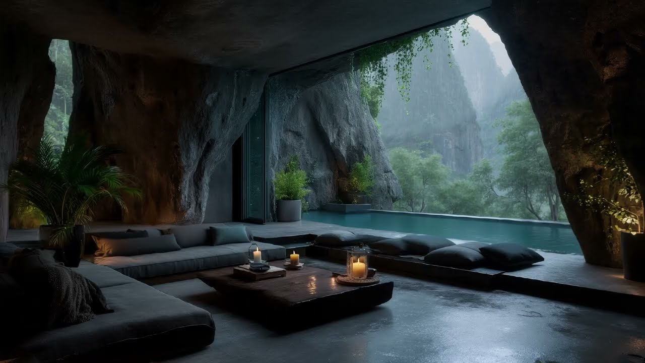 RELAXING MUSIC RELIEVES STRESS, ANXIETY AND DEPRESSION 🌿 HEALS THE MIND WITH RAIN SOUNDS