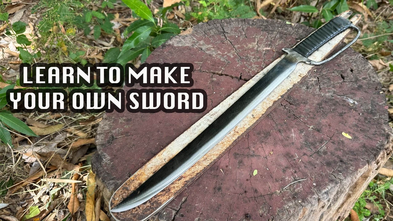 Best sword making video for beginners/ How to make a sword for beginners