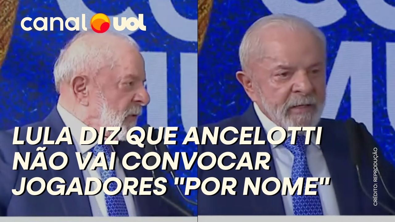 INDIRETA PARA NEYMAR? LULA DIZ QUE ANCELOTTI NÃO VAI CONVOCAR POR NOME: 'VAI JOGAR QUEM TIVER 100%'