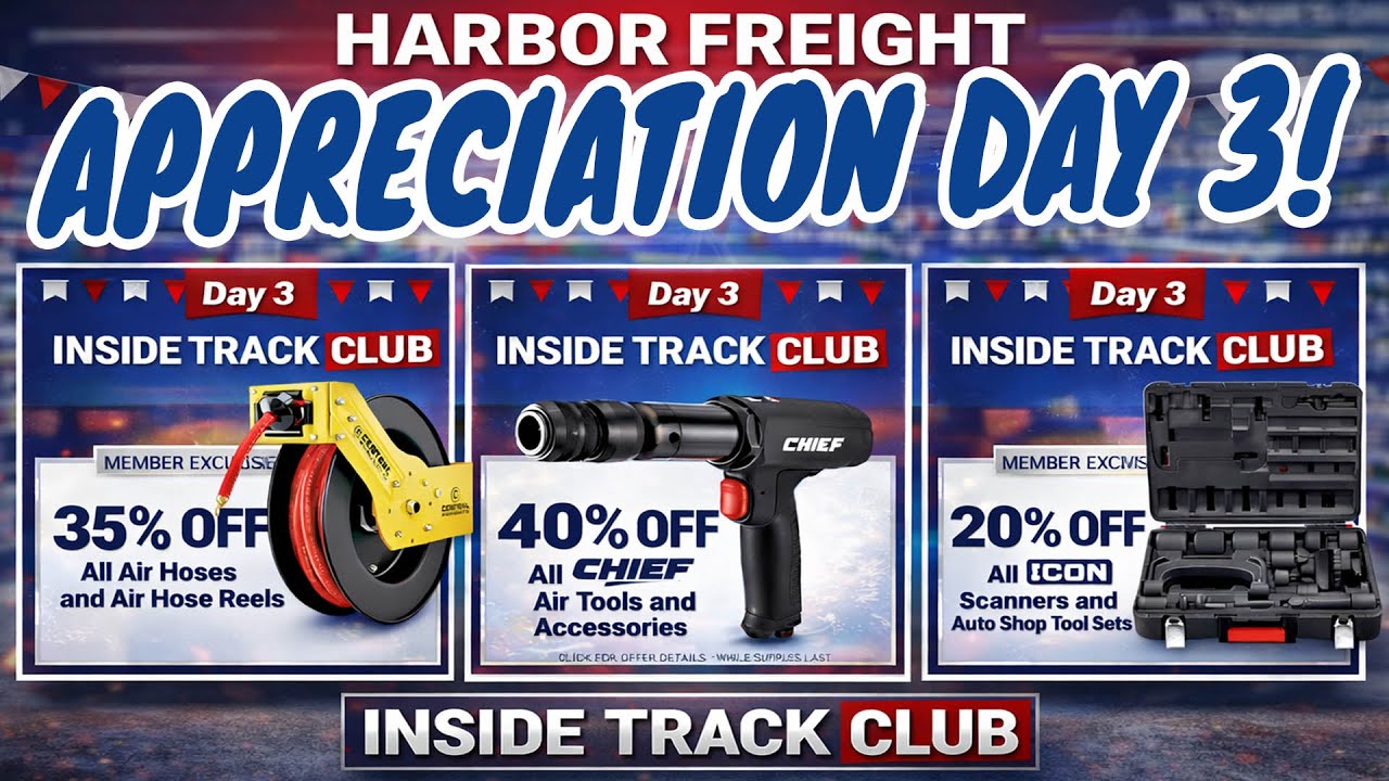 Best Harbor Freight ITC Deals on Day 3! HUGE SAVINGS on Shop Tools