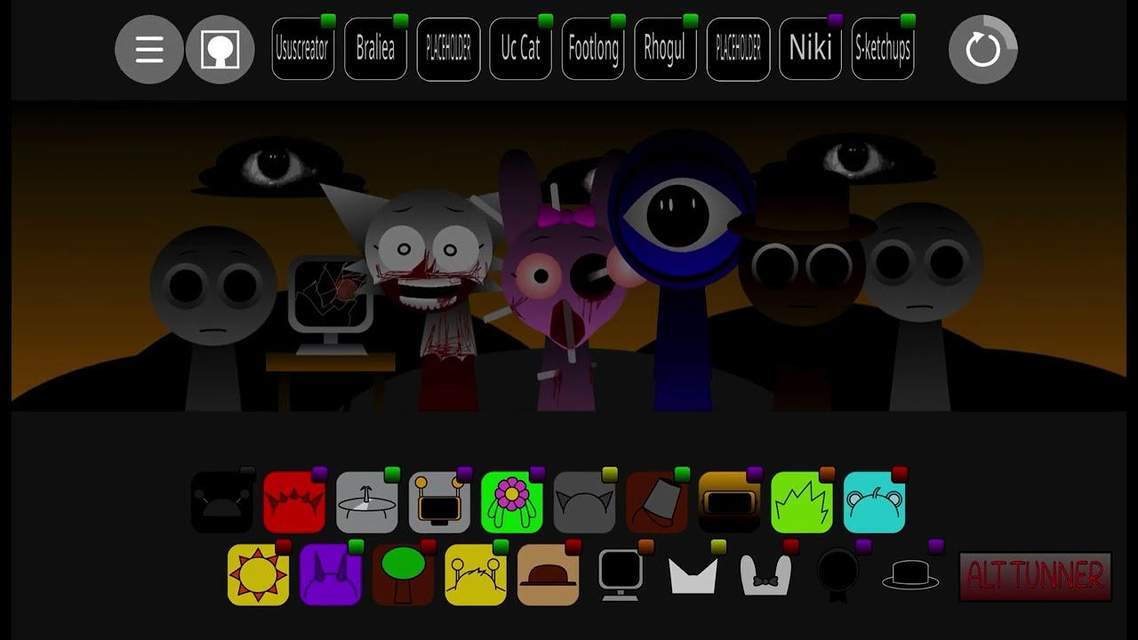 Sprunki Octuple-shifted FULL SHOWCASE