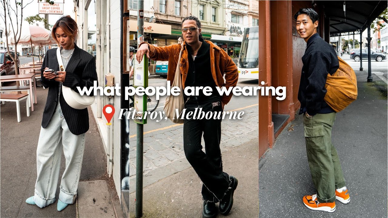 What are people wearing in Melbourne, Australia?
