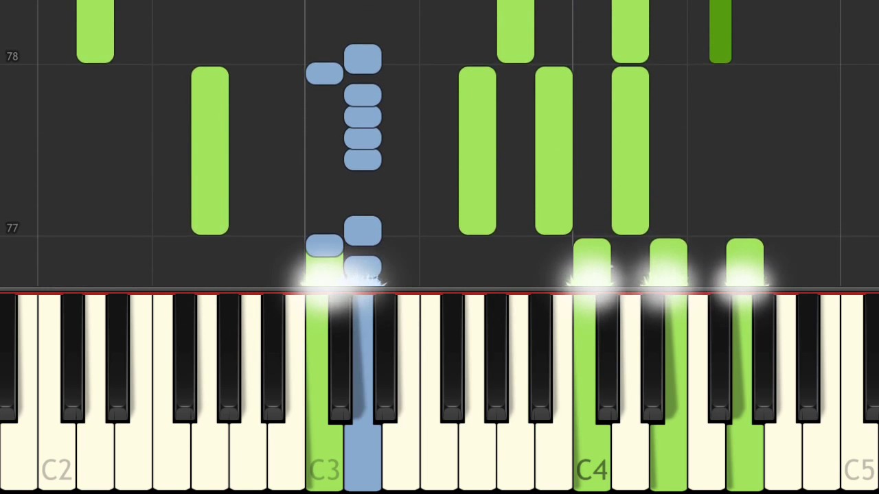 Don't worry (Radio version) / Madcon (easy piano tutorial)