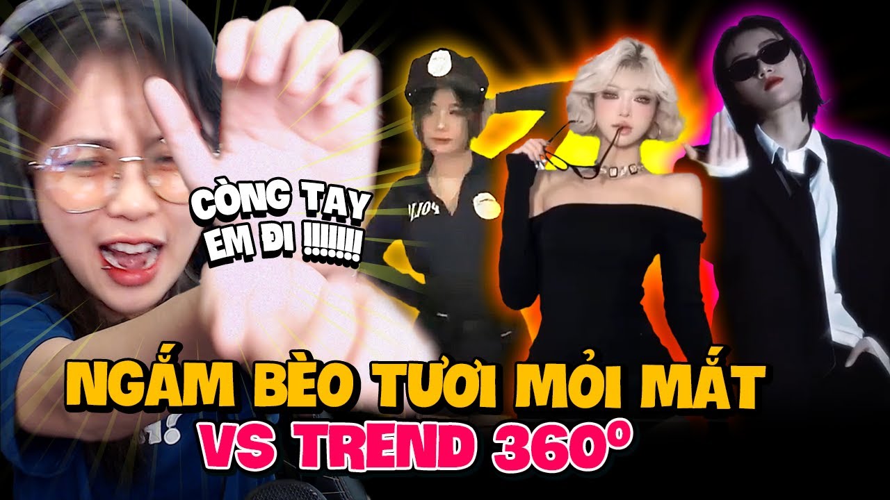 Reaction trend Douyin biến hình 360 độ. MisThy 