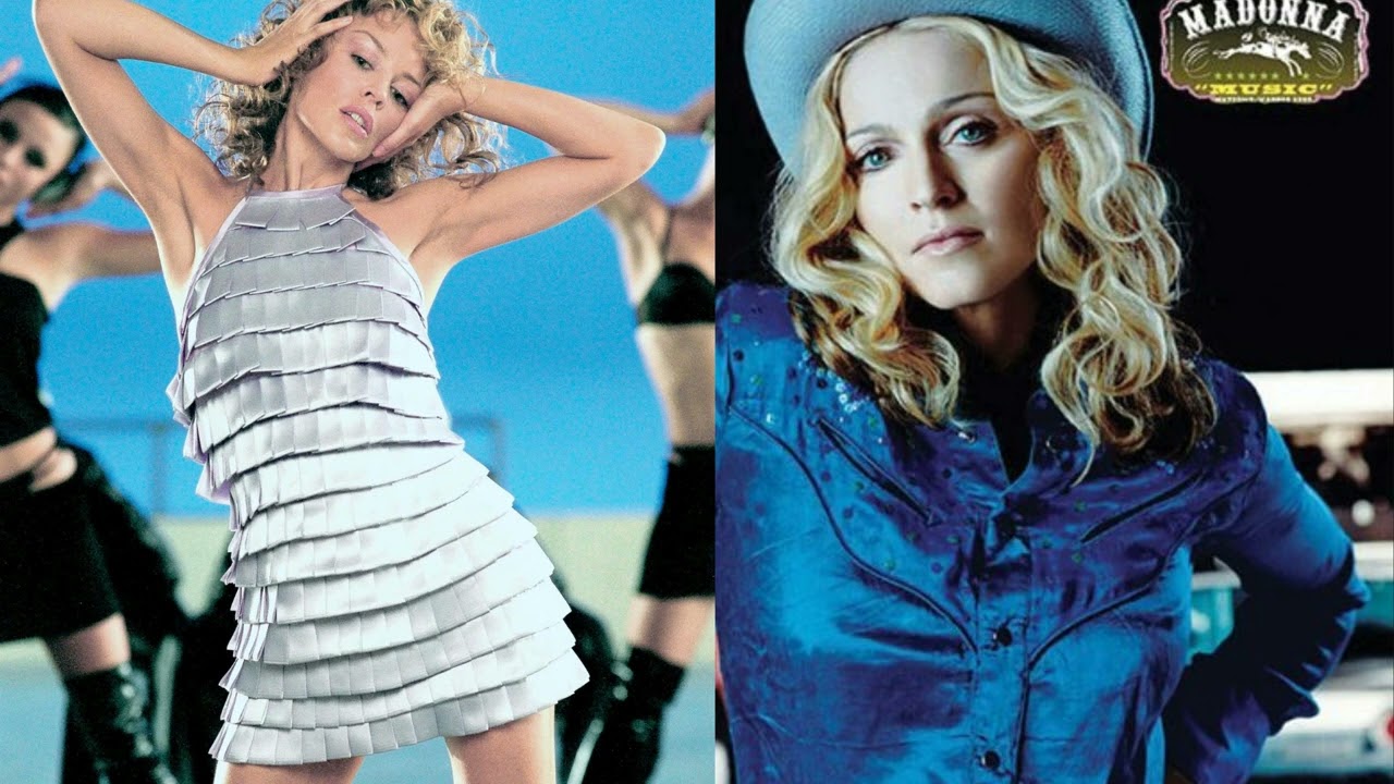 Kylie Minogue Vs. Madonna - Can't Get Music Out Of My Head (Mash Up!)