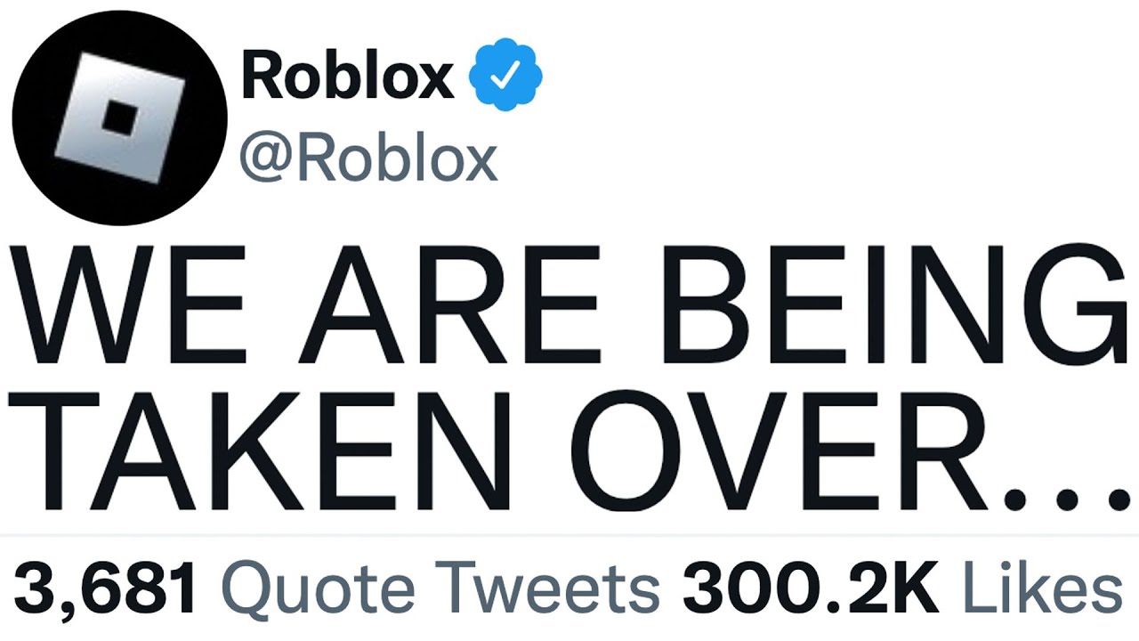 Roblox Is Being TAKEN OVER...