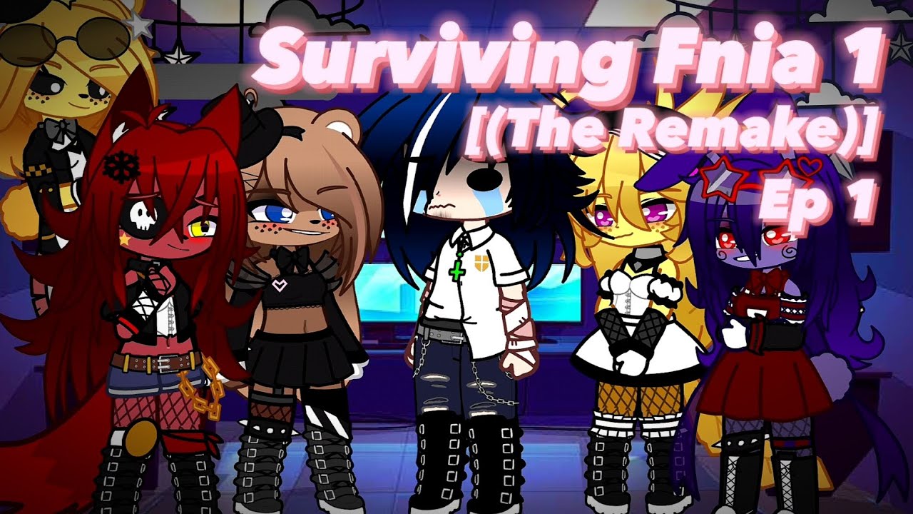 Trying To Survive Fnia 1|| The Remake || Ep 1 || Gacha Club (Read Description)