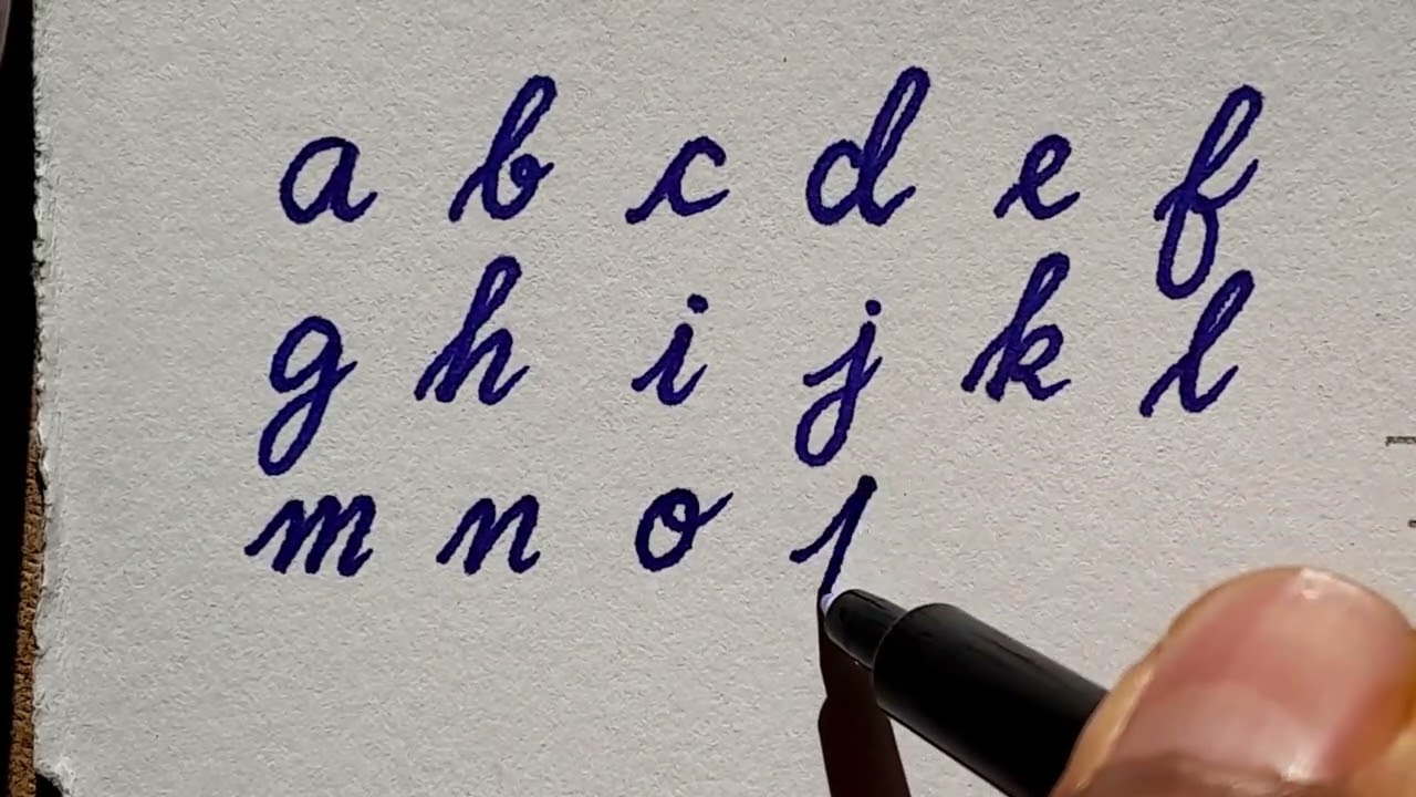 Small letters writing tutorial 