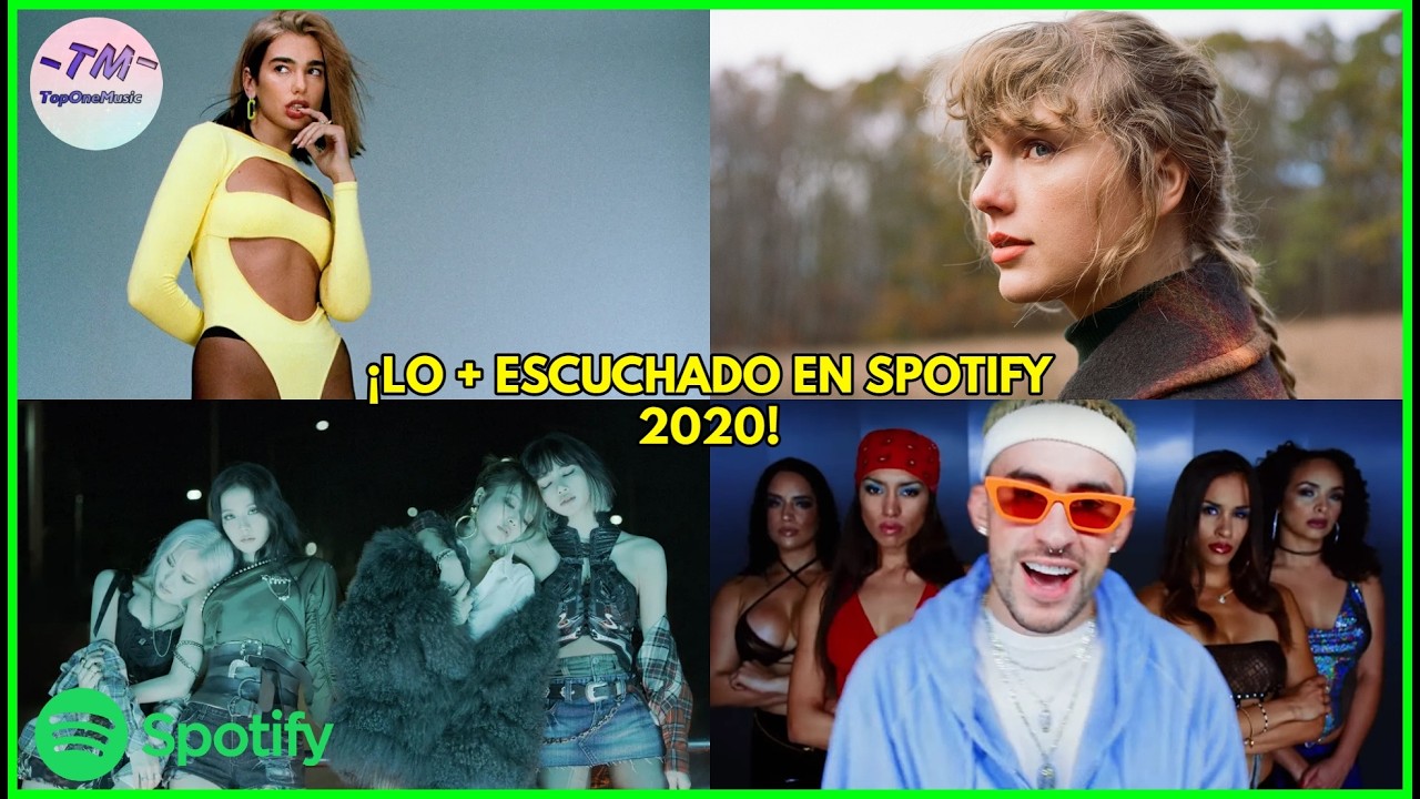 TOP 200 Canciones M&aacute;s Escuchadas del 2020 en Spotify 🔥Hits que marcaron una generaci&oacute;n 😷