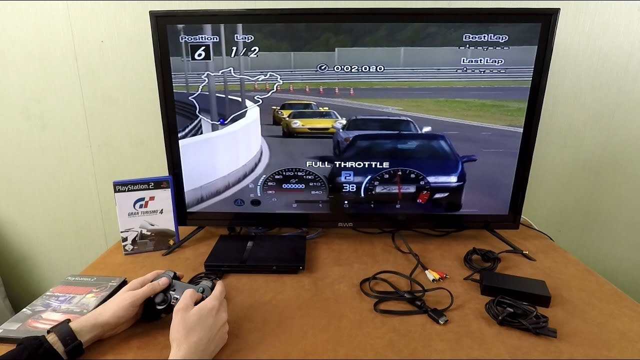 Игровая приставка Sony Playstation 2 (SCPH-77004, sn HC0541014 Чипованная Matrix Infinity)