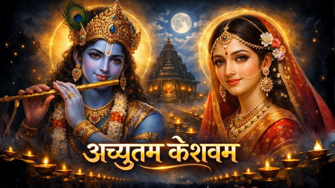 Achyutam Keshavam Krishna Damodaram | अच्युतम केशवम | Krishna Bhajan 2026